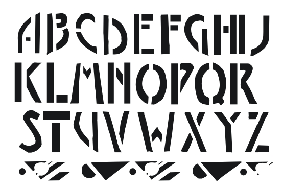 CB04611 Monogram Alphabet